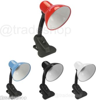 Trade Shop Trade Shop Traesio - Trade Shop - L&aacute;mpara De Belleza Ajustable E27 Con Abrazadera De Mesa 108b