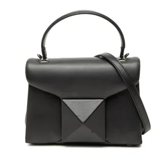 Valentino Pre-owned Valentino Mini Leather One Stud Top Handle Bag Ladies 40D1BS97GLJCIAZF