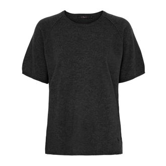BTF-CPH Btfcph - Fijngebreide T-shirt - Dames - Truien - Grijs - Maat: S Wol