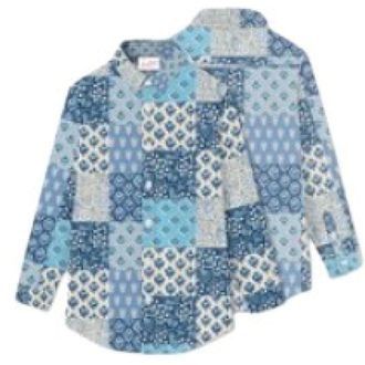 MC2 Saint Barth Overhemden, Dames, Blauw, M, Katoen, Brigitte Shirt