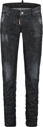 Dsquared2 Jennifer 5-pocket Jeans - Dames - Slim Fit Jeans - Zwart - L - Katoen - Jeans
