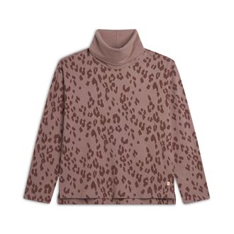 Freddy Felpa in viscosa interlock effetto tricot fantasia animalier