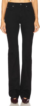 GRLFRND Womens Remy Slim Boot Cut Jean In Black