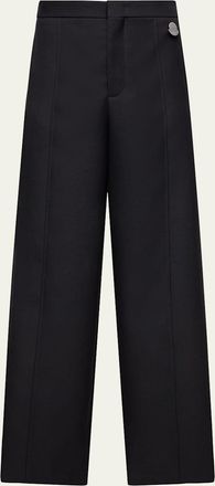 Moncler x JIL SANDER Mens Wool Gabardine Tailored Pants