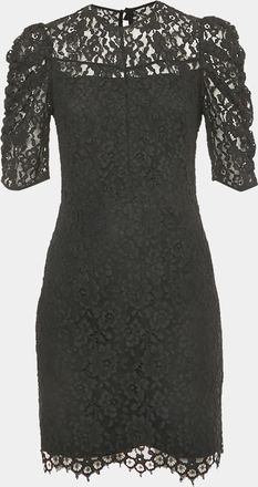 Sandro Black Lace Mini Dress
