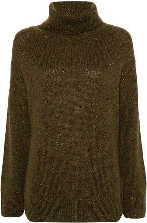 Fay roll-neck jumper - women - Polyamide/Alpaca/Viscose/Virgin Wool - M - Green
