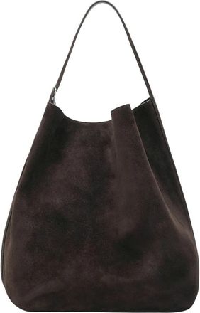 Toteme Geknoopte Su&egrave;de Tote - Dames - Schoudertassen - Bruin - ONE Size - Su&egrave;de - Tassen