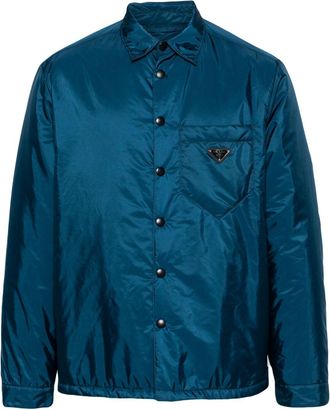 Prada Re-Nylon Shirt - Mens - Recycled Polyamide/Recycled Polyester/Calf Leather
