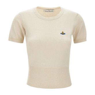 Vivienne Westwood Dames, Truien, Wit, Maat: S Katoen