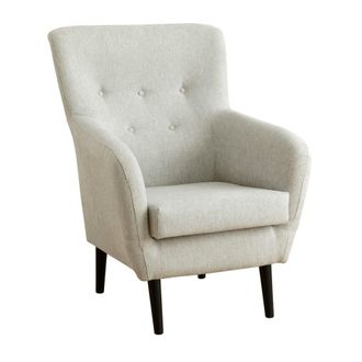 Kenay Home Butaca tapizado gris 73 x 100 cm