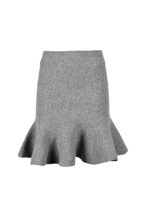 Jil Sander Wool and Cashmere Skirt - Grey
