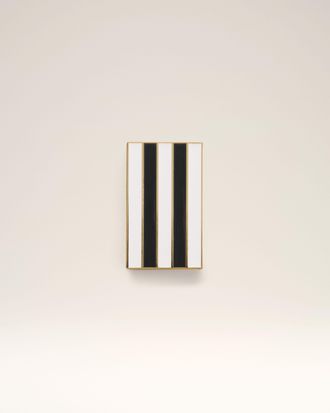 Ami Gold Metal Ami De Coeur Stripes Small Box Multicolor - OS - Unisex