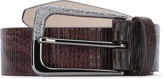 Brunello Cucinelli Dark Brown Textured Belt