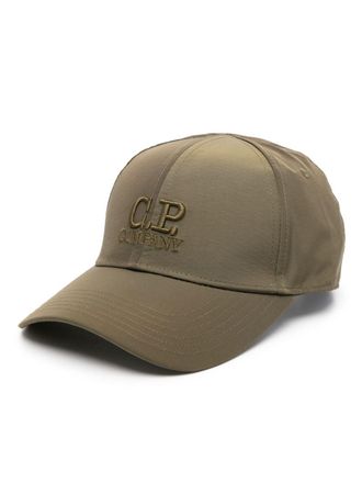 C.P. Company Cappello Chrome-R Logo - Verde
