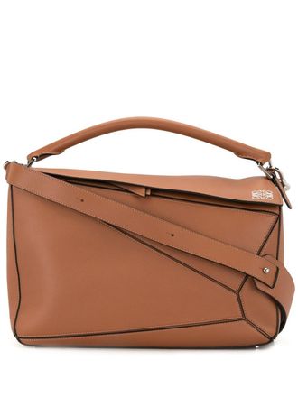 Loewe large Puzzle messenger bag - men - Calf Leather - OS - Brown