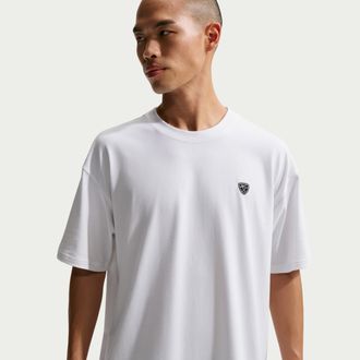 Nike Mens Dri-FIT Loose Golf T-Shirt in White | IH2059-100