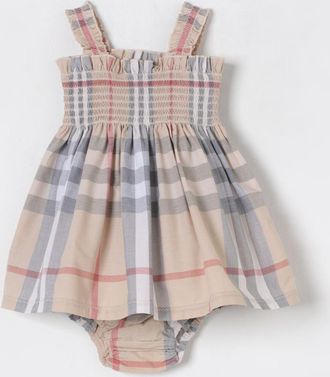 Burberry Abito in cotone organico check Burberry