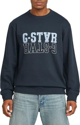 G-Star Logo Graphic Sweatshirt in Salute at Nordstrom, Size Xx-Large