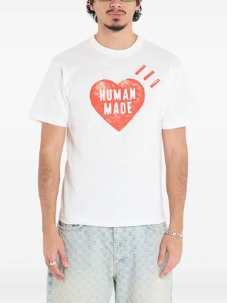 Human Made T-shirt met grafische print - Wit