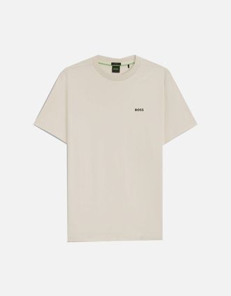 HUGO BOSS Mens Hugo Boss Mens Natural Regular Fit T-shirt. - Tan - Size: 40