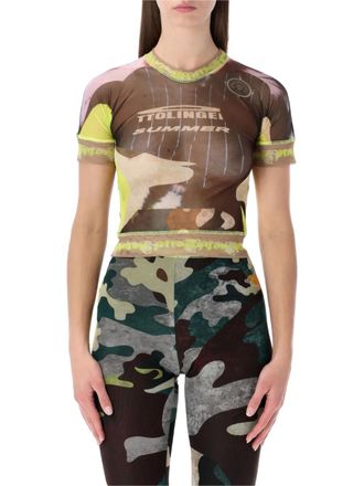 Ottolinger camouflage T-shirt - Brown