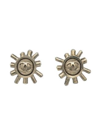 Chanel 2004 CC-logo earrings - Gold