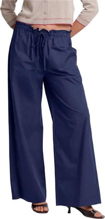 Kocca Broeken, Dames, Blauw, XL, Katoen, Malwida Broek