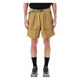 And Wander Outdoor Shorts, male, Beige, Size: XL Twill Cargo Short