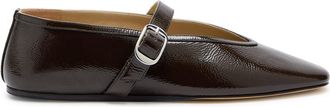 Le Monde Beryl LE Monde Beryl Stella Patent Leather Ballet Flats - Brown - 37 (IT37 / UK4)
