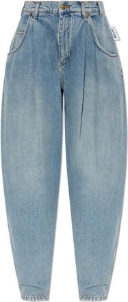 Moschino Loose-fit Jeans - Dames - Loose Fit Jeans - Blauw - XS - Jeans