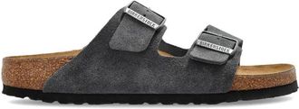 Birkenstock Arizona BS Suede Leather - Dames - Sandalen - Grijs - 36 EU - Leer - Schoenen