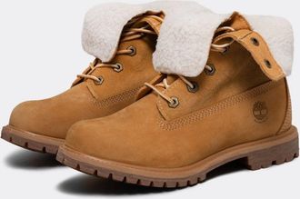 Timberland Authentics Teddy Fleece Womens Boot - Tan Nubuck - Size UK 5