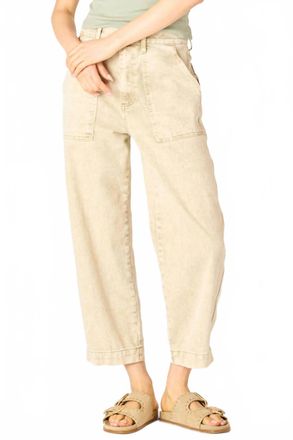 Dex Clothing High Rise Straight Ankle Jean In Fawn Wash