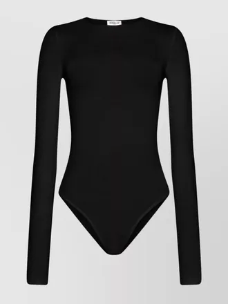 Wolford seamless cotton crew neck body