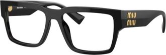 Miu Miu Glasses, unisex, Black, Size: 52 MM 02Xv Vista