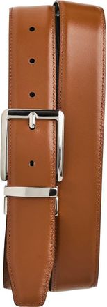 Bruno Magli Luca Leather Belt in Black/Cognac at Nordstrom Rack, Size 36