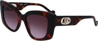 Liu Jo Authentieke stijlvolle brillen met eersteklas service - Dames - Zonnebrillen - Bruin - 54 MM - Accessoires