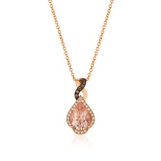 Le Vian Ladies Semi Precious Fashion Pendant in 14k Strawberry Gold