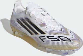 adidas adidas Performance Unisex F50 Pro Firm Ground Boots - White & Black - Size UK 12
