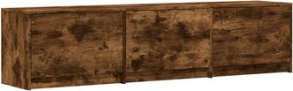 vidaXL Mueble De Tv Roble Ahumado Madera De Ingenier&iacute;a Vidaxl