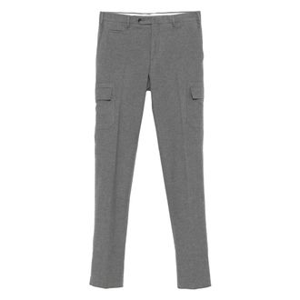 Pantaloni Torino Broeken, Heren, Grijs, L, Katoen, Cargo Broek met Zakken