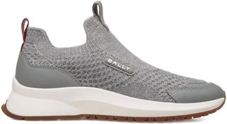 Bally knit pull-loop slip-on sneakers - Grey