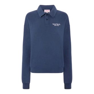 MC2 Saint Barth Sweatshirts, female, Blue, Size: M Berenice Sweatshirt