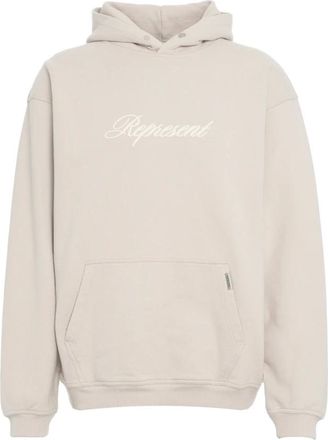 Represent Hoodies, male, Beige, L, Beige Hoodie Aw25