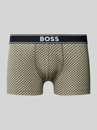 HUGO BOSS Trunks aus Baumwoll-Mix in Oliv, Gr&ouml;&szlig;e XXL