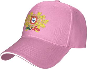 Generic Baseball Cap Coat of Arms of Portugal Baseball Hat Comfortable Sports Cap Sun Protection Sport Hat for Outdoor Running Hiking