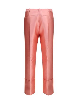 Calvin Klein Womens Eva Trousers Candy Polyester; Silk
