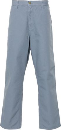 Carhartt Work in Progress Single Knee straight-leg trousers - men - Cotton/Organic Cotton/Polyester - 34/32 - Grey