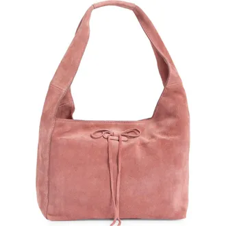 Lucky Brand Clem Small Suede Shoulder Bag in Brick Dust at Nordstrom Rack