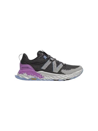 New Balance Womens Fresh Foam Hierro V5 Trail Shoes In Black/purple